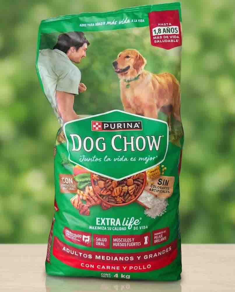 DOGCHOW ADLTS s/CLR M/G 6x4kg CO