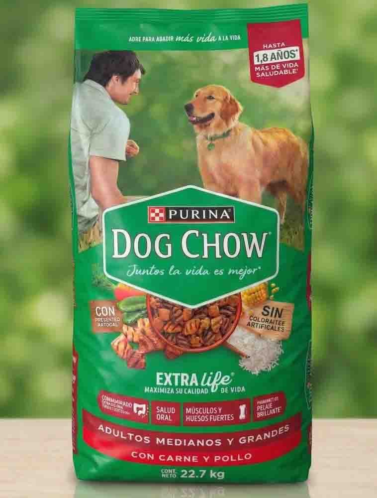 DOGCHOW ADLTS SinCol M/G 22.7 kg CO
