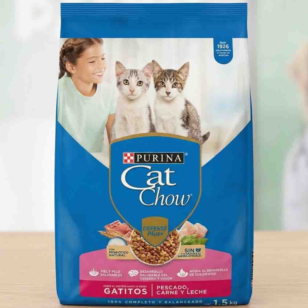 CAT CHOW GATITOS Prebioticos 6×1.5kg CO