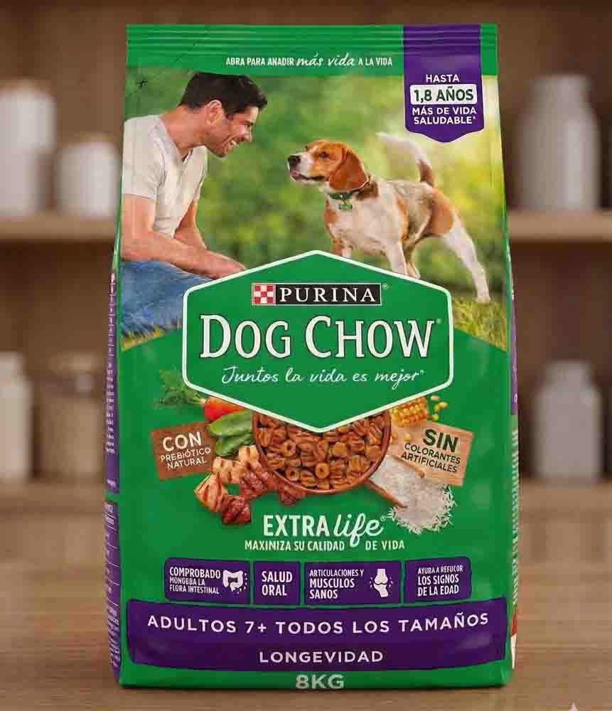 DOGCHOWSinColorantesADLTS+7TdT 8kg CO