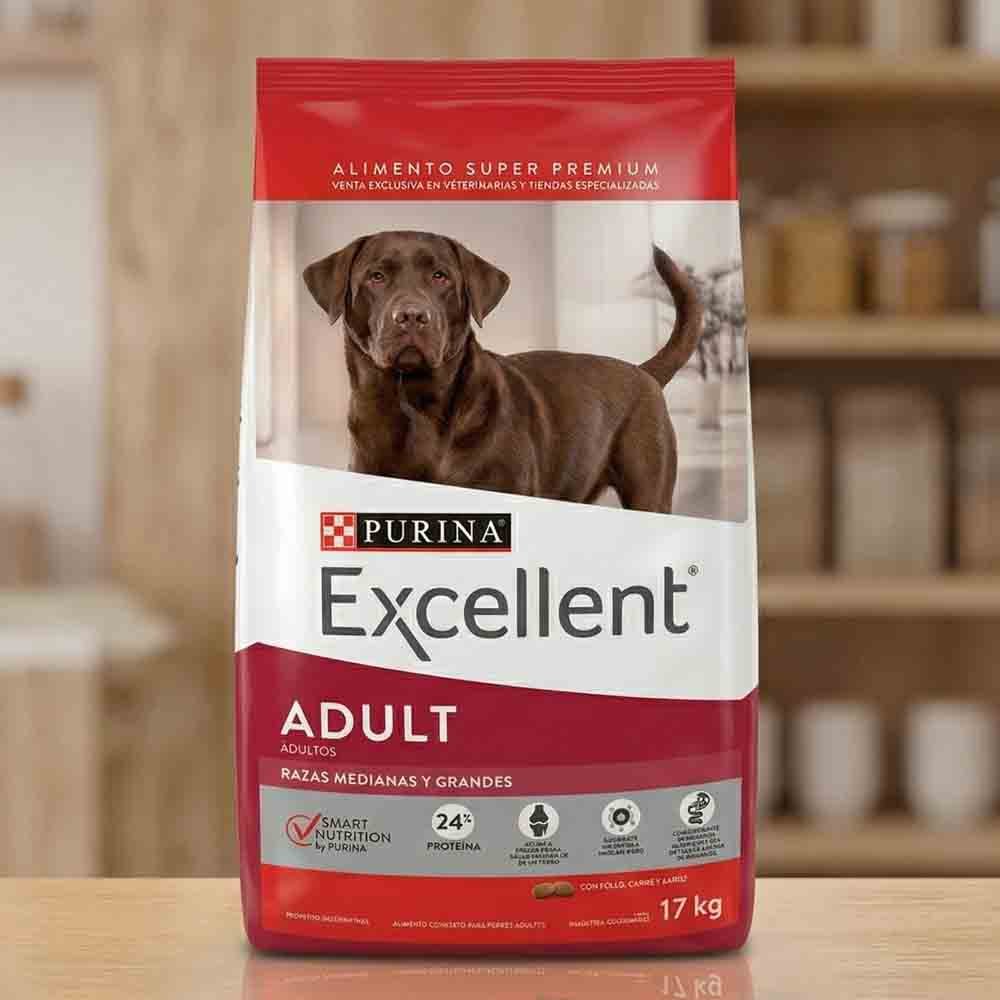 EXCELLENT Adulto Raza Med/Grande 17kg CO