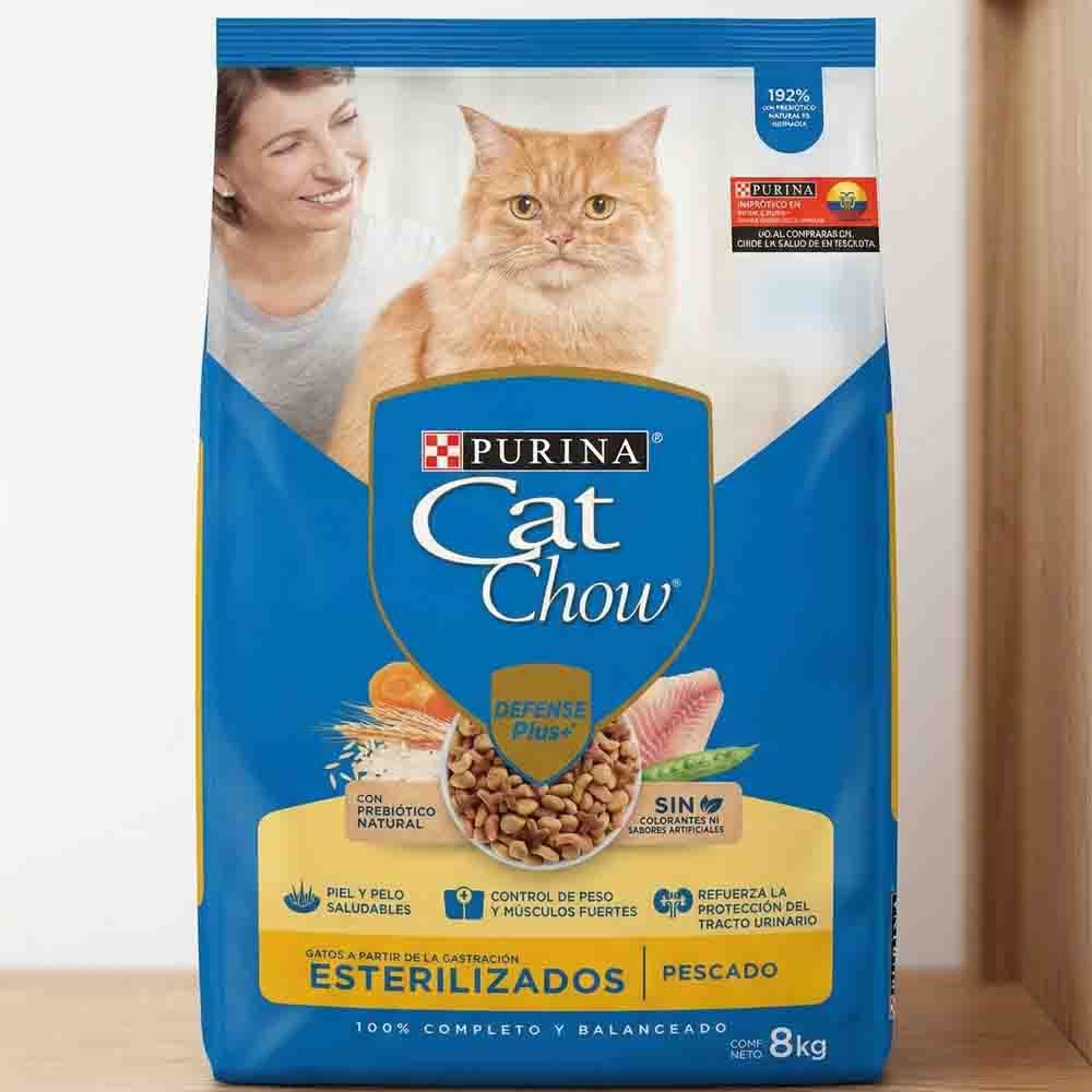 CAT CHOW Esterilizado Prebioticos 8kg CO