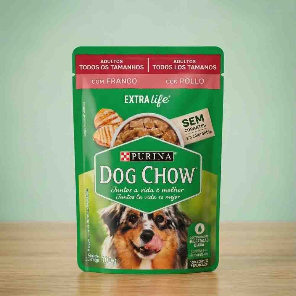DOGCHOW Adlt TdTm c/ Pollo 15x100g XI